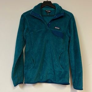 Patagonia fleece pullover - turquoise